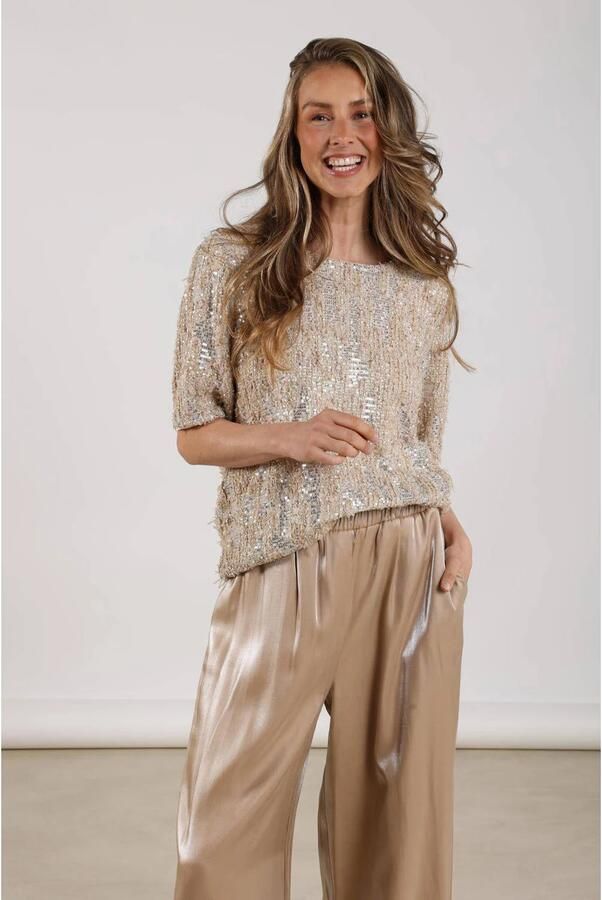 NUKUS Dames Tops & T-shirts Octavia Top Goud - Foto 6