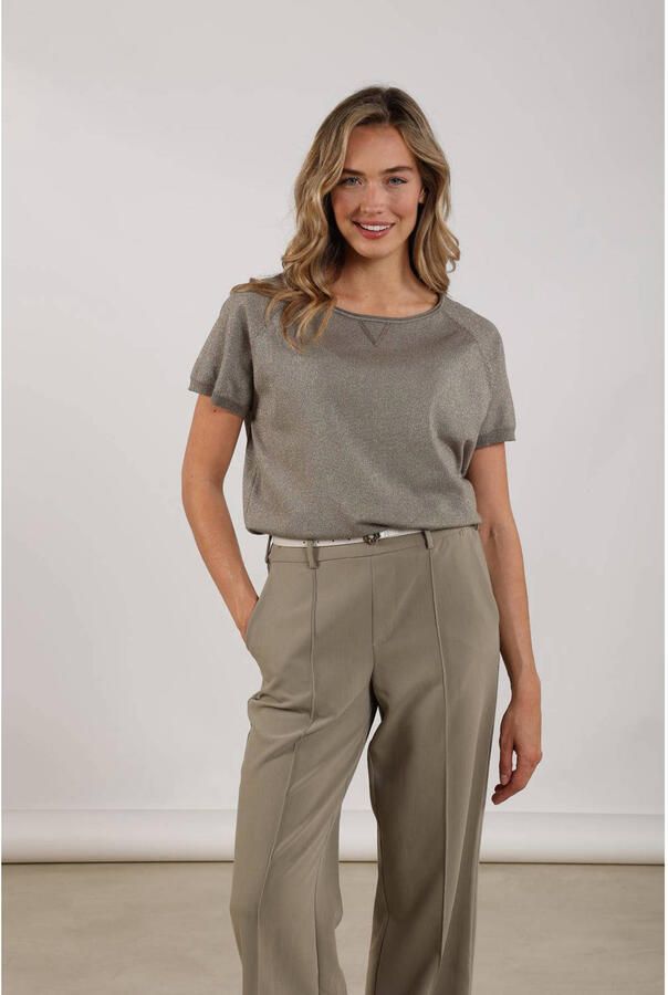 NUKUS Dames Tops & T-shirts Anita Top Lurex Brons - Foto 5