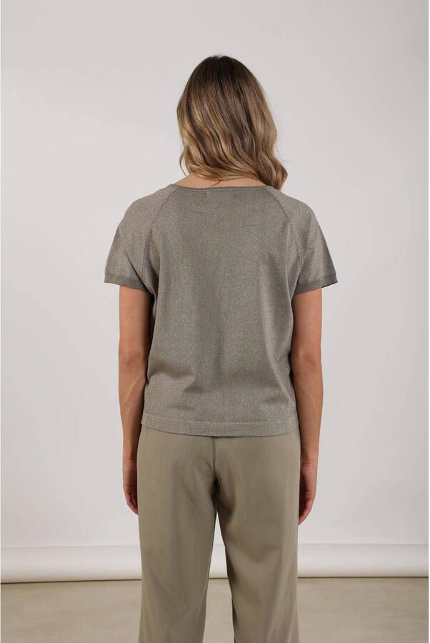 NUKUS Dames Tops & T-shirts Anita Top Lurex Brons - Foto 6