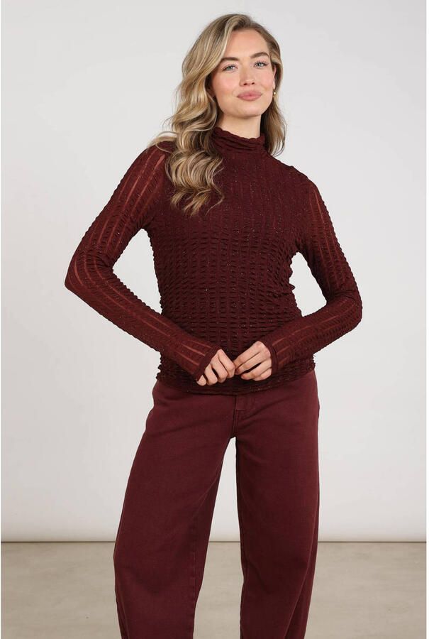 NUKUS Dames Tops & T-shirts Goldie Top Bordeaux