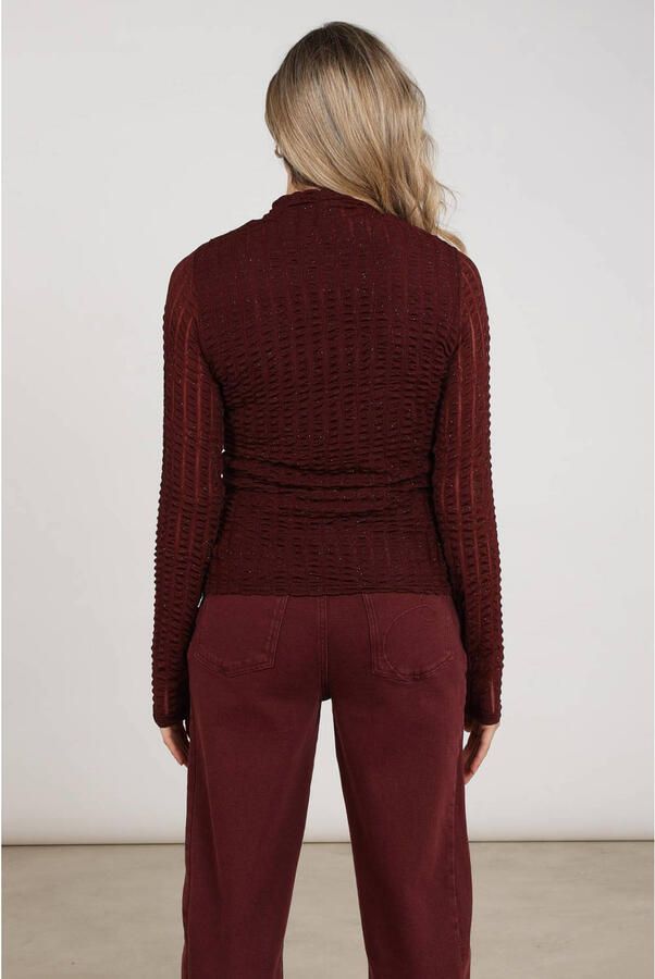 NUKUS Dames Tops & T-shirts Goldie Top Bordeaux - Foto 2