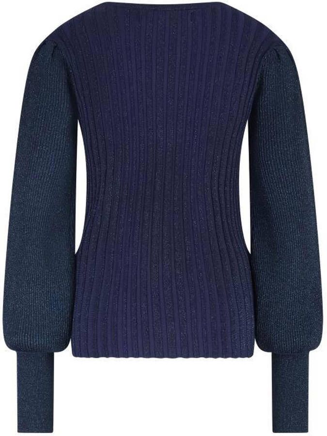 NUKUS Dames Truien & Vesten Mulberry Pullover Lurex Donkerblauw - Foto 5