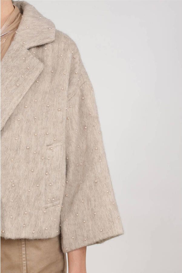 NUKUS Dames Jassen Danique Jacket Pearls Beige - Foto 7