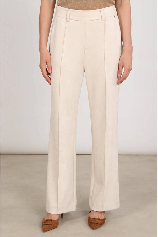 NUKUS wide leg broek ecru - Foto 2