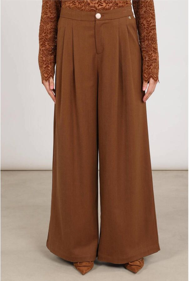 NUKUS Dames Broeken Bodine Pants Bruin - Foto 8