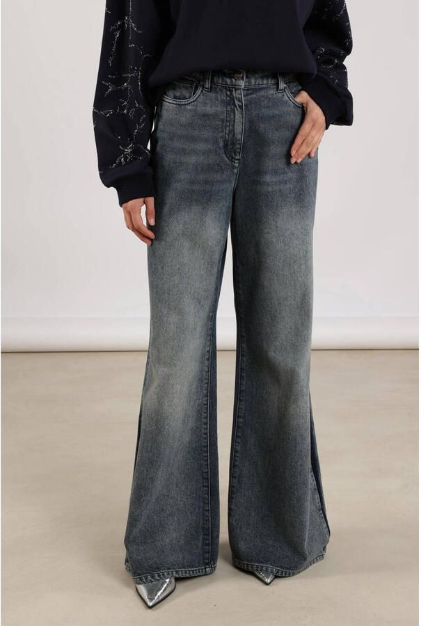 NUKUS Dames Jeans Ruby Pants Denim Blauw - Foto 5
