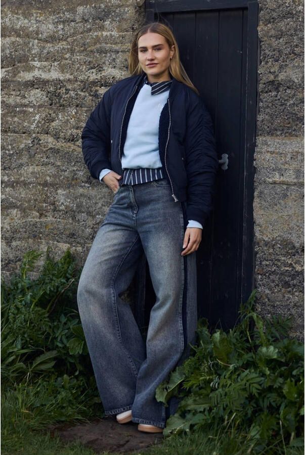 NUKUS Dames Jeans Ruby Pants Denim Blauw - Foto 6