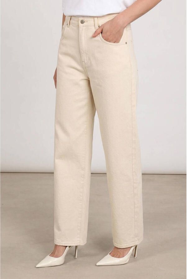 NUKUS Dames Jeans Petra Pants Ecru - Foto 6