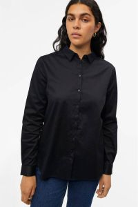 OBJECT blouse OBJROXA met biologisch katoen zwart
