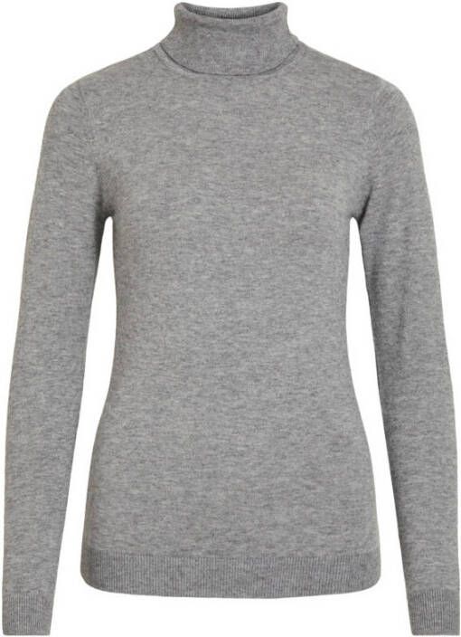 OBJECT Dames Truien & Vesten Objthess L s Rollneck Knit Pullover Grijs