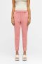 OBJECT cropped slim fit pantalon OBJLISA van gerecycled polyester roze - Thumbnail 1