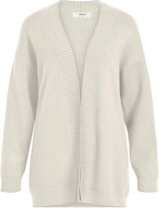 Object Cardigan met opengewerkte voorkant model 'REYNARD'