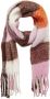 OBJECT geruite sjaal OBJMITTA bruin roze ecru - Thumbnail 1