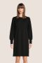 OBJECT jurk OBJCAROLINE met plooien zwart - Thumbnail 1