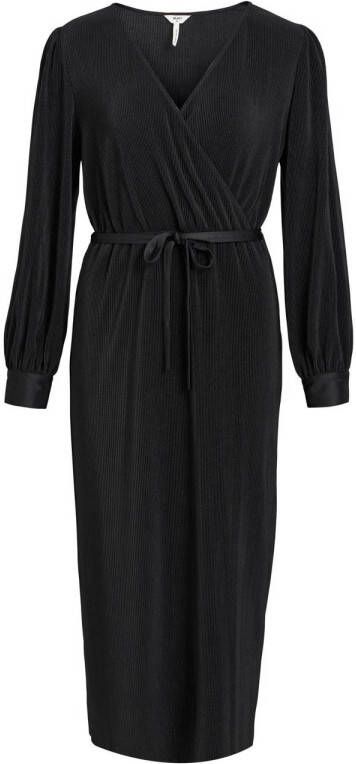 OBJECT jurk OBJSHILA van gerecycled polyester zwart