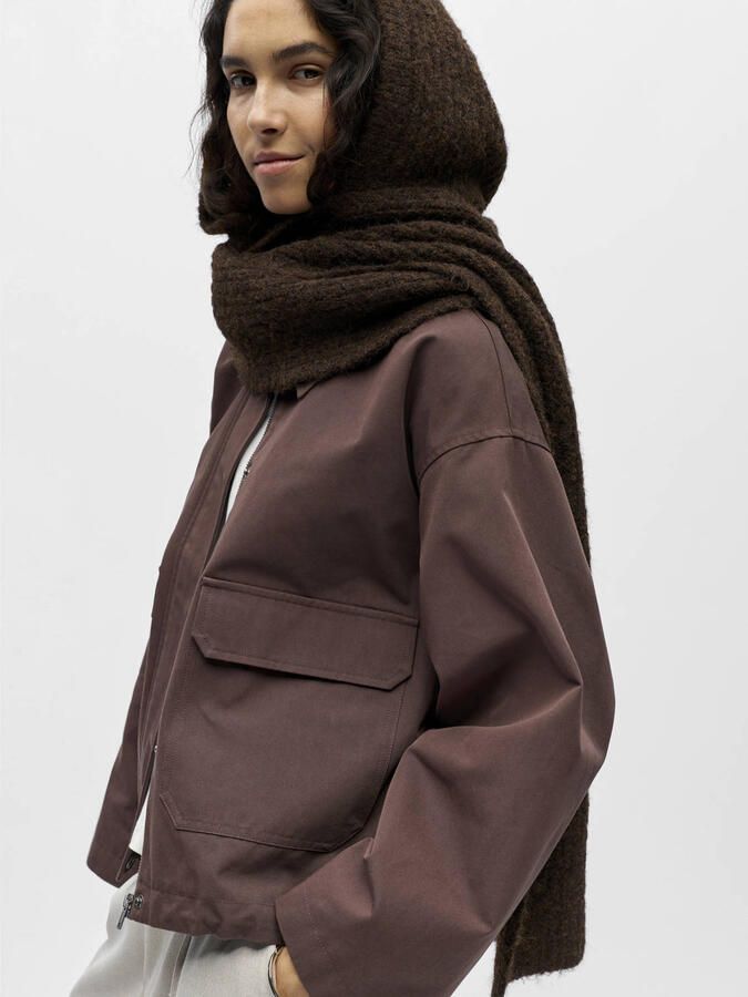 OBJECT balaclava OBJMILU donkerbruin - Foto 2