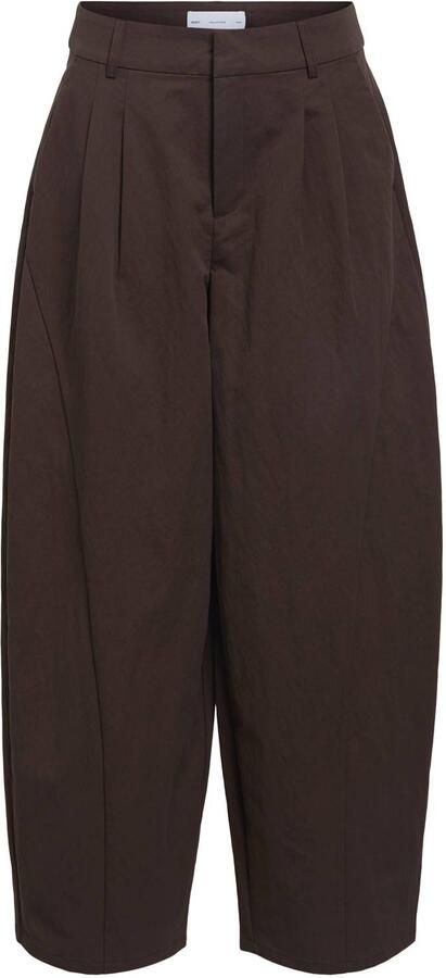OBJECT barrel casual broek bruin