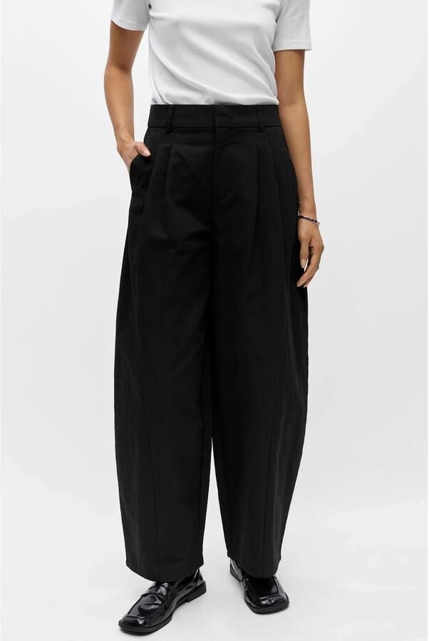 OBJECT barrel casual broek zwart
