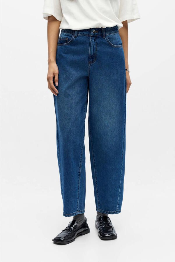 Object Straight Noos Miu Zoe Jeans Medium Blue Denim
