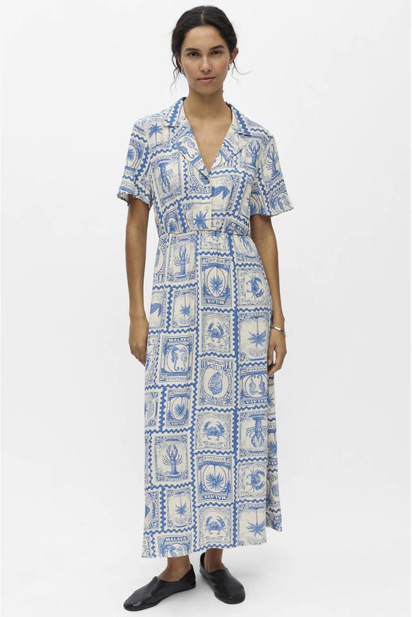 OBJECT Dames Jurken Objvima S s Midi Dress Ecru - Foto 5