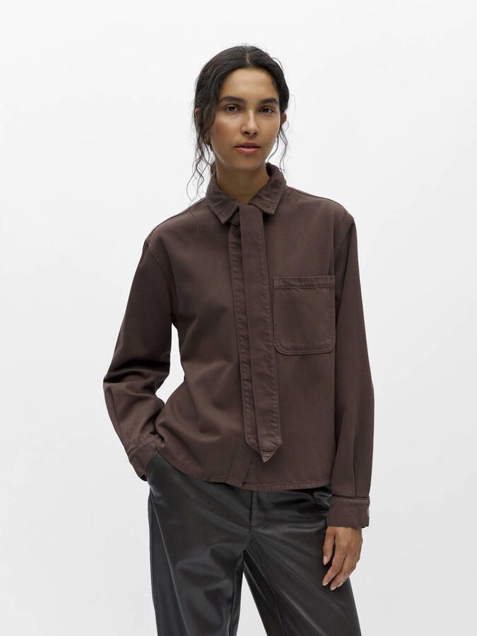 OBJECT blouse bruin