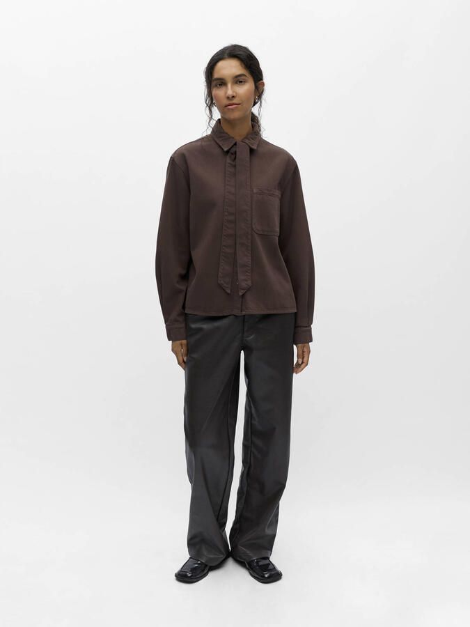 OBJECT blouse bruin - Foto 2