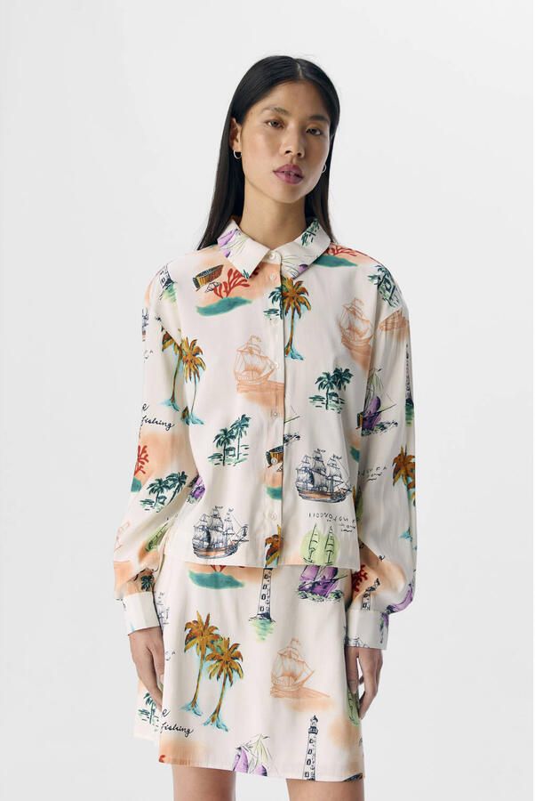 OBJECT blouse ecru - Foto 2