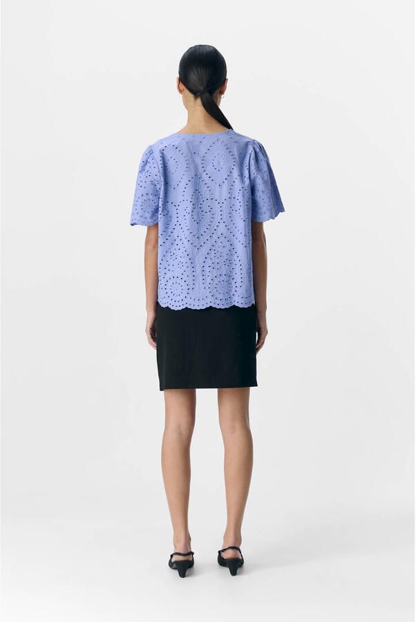 OBJECT blouse lila broderie - Foto 2
