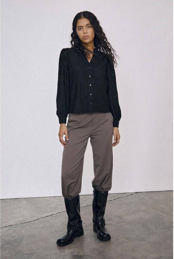 OBJECT blouse OBJFEODORA zwart