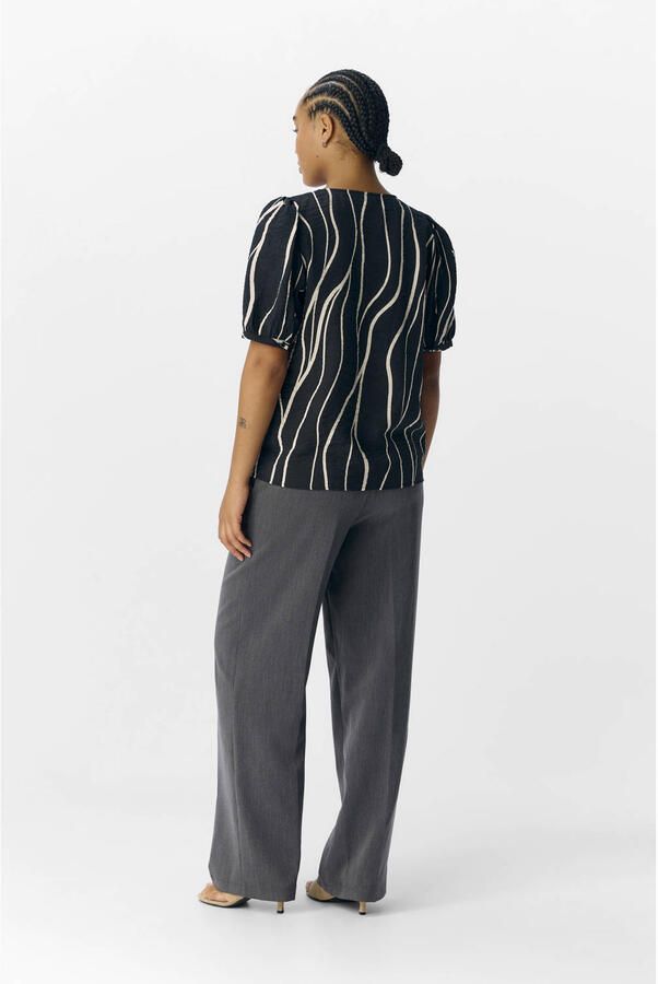 OBJECT blouse zwart zand - Foto 2