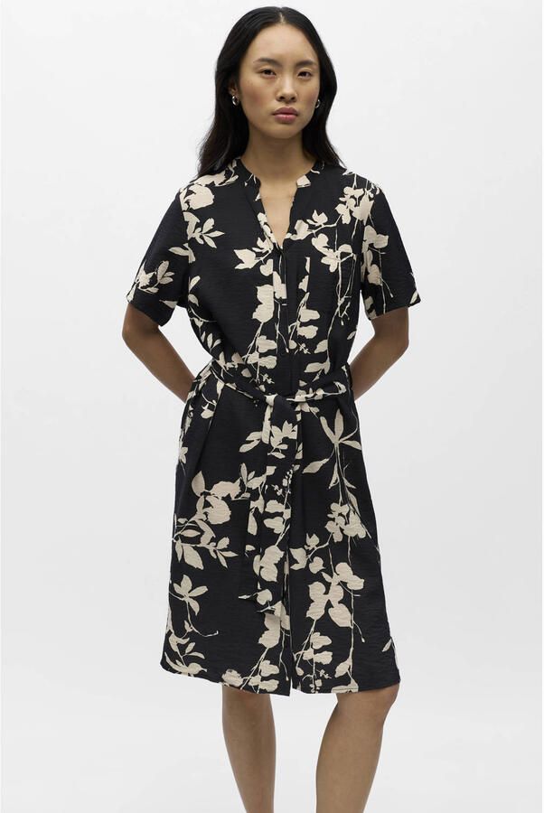 OBJECT Dames Jurken Objjacira S s Shirt Dress Zwart - Foto 5