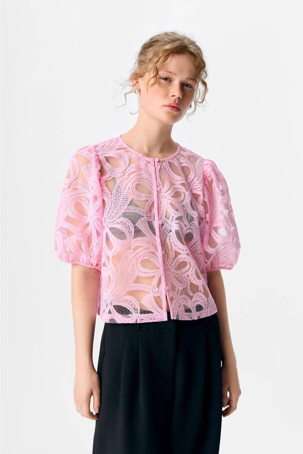 OBJECT blousetop lichtroze