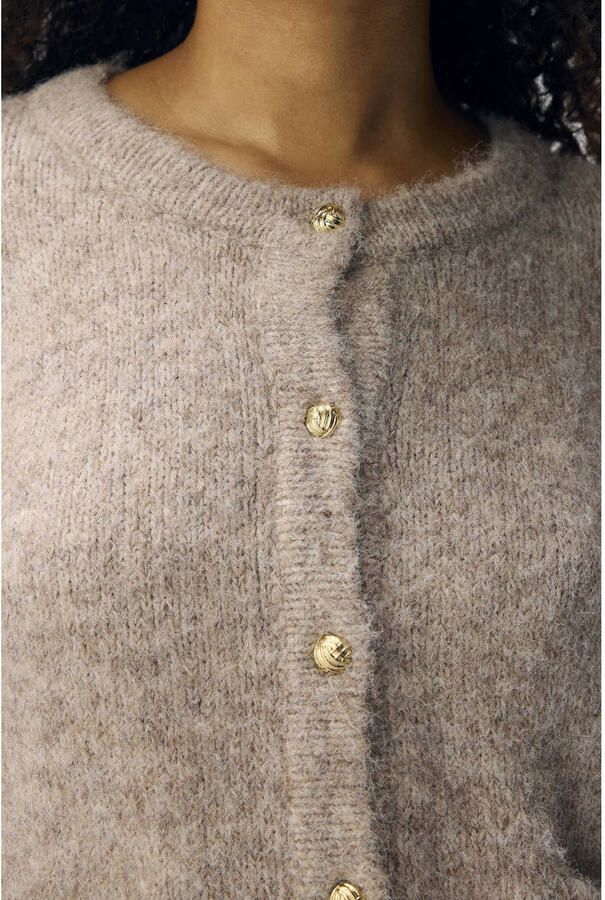 OBJECT cardigan beige gebreid - Foto 2