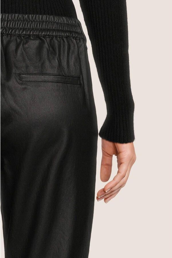 OBJECT Dames Broeken Objbelle Lisa Coated Pant Noos Zwart - Foto 5