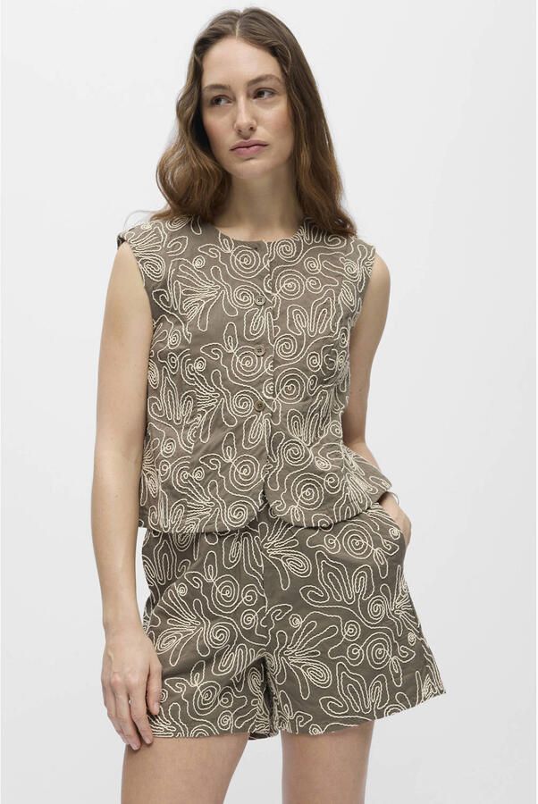 OBJECT Dames Blazers Objkerry S l Re Vest Taupe - Foto 5