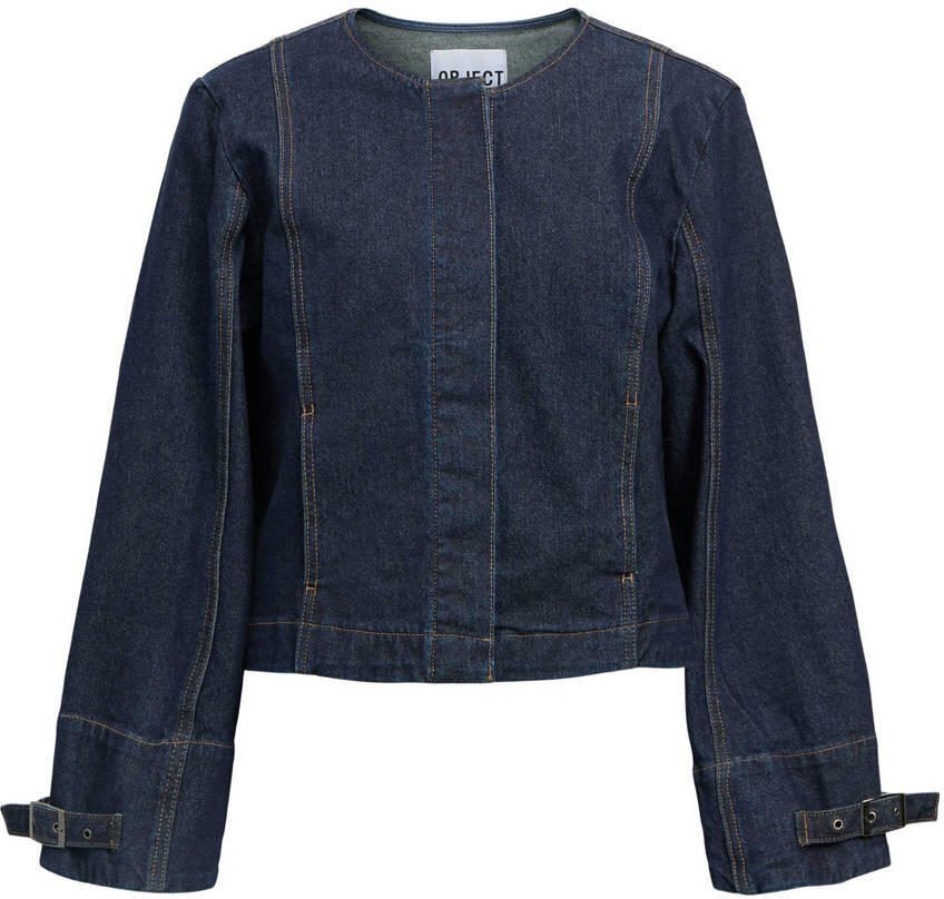 OBJECT denim top dark blue denim - Foto 2