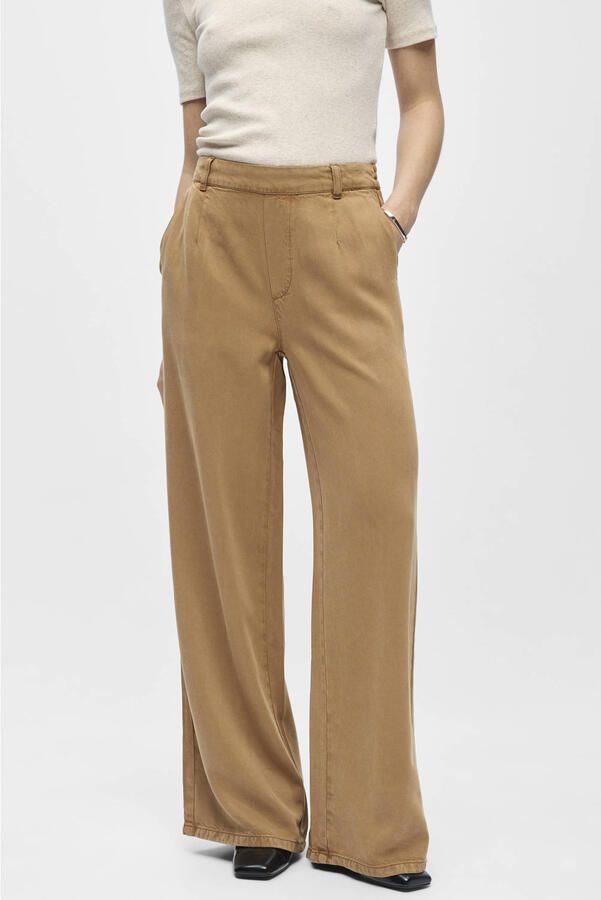 OBJECT denim wide leg regular waist casual broek - Foto 2