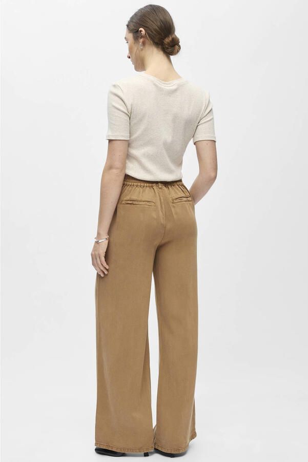 OBJECT denim wide leg regular waist casual broek - Foto 3