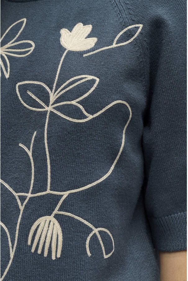 OBJECT Dames Truien & Vesten Objlaney Rubin Ss Pullover Blauw - Foto 6