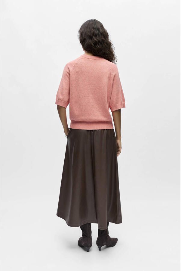 OBJECT Dames Truien & Vesten Objlaney Rubin Ss Pullover Roze - Foto 7