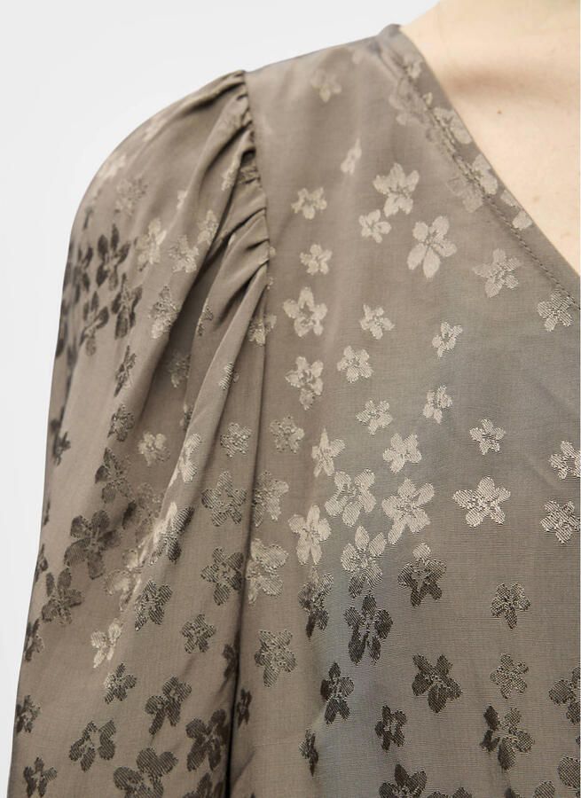 OBJECT Dames Blouses Objbela Re S s Top Taupe - Foto 6