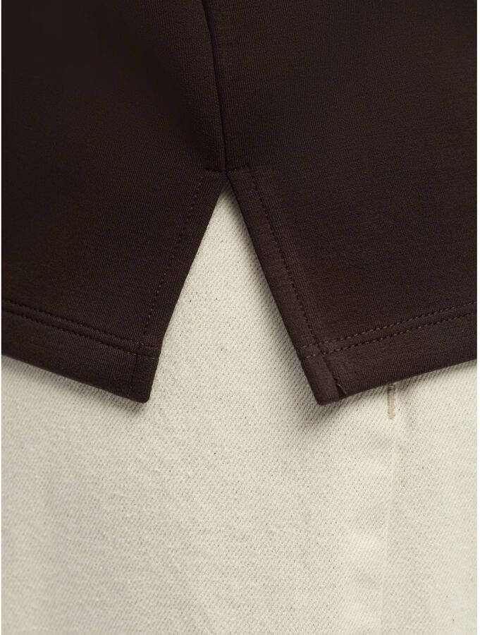OBJECT gebreide T-shirt donkerbruin - Foto 2