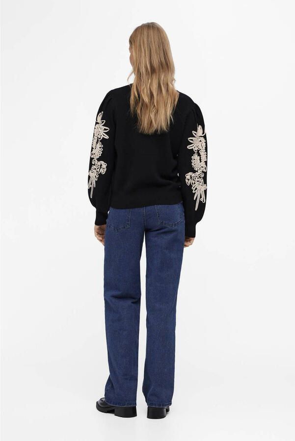 OBJECT Dames Truien & Vesten Objjoana L s Knit Pullover Zwart - Foto 7