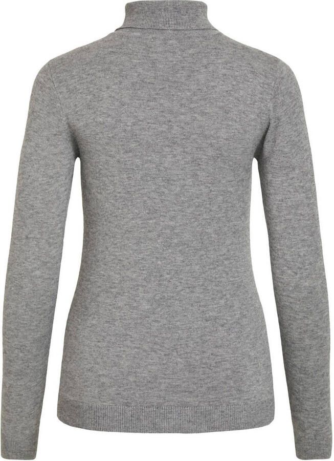 OBJECT Dames Truien & Vesten Objthess L s Rollneck Knit Pullover Grijs - Foto 6
