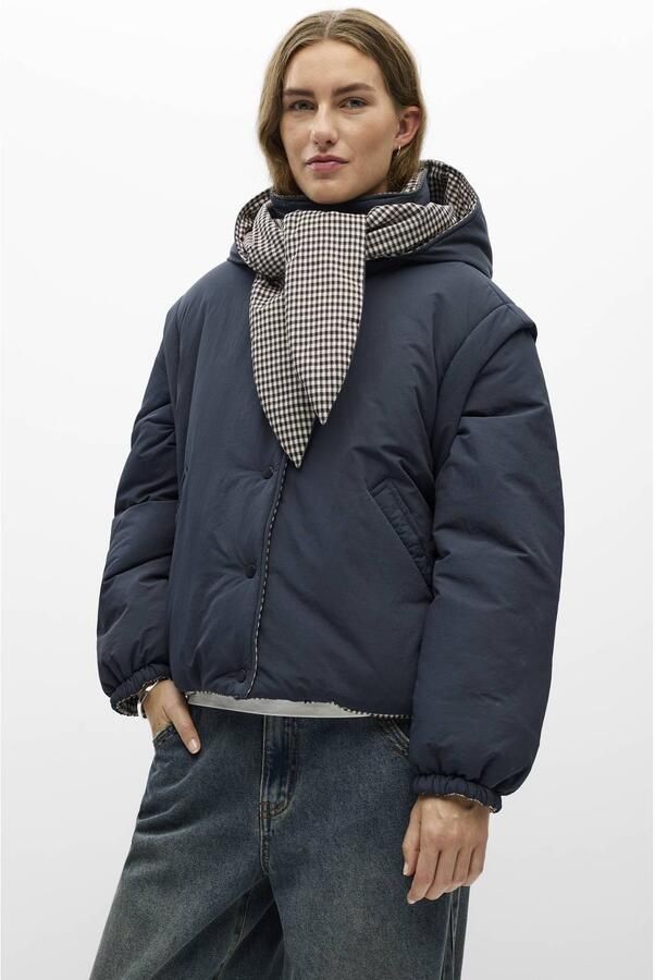 OBJECT Dames Jassen Objtimia Short Reversible Jacket 147 Beige - Foto 5