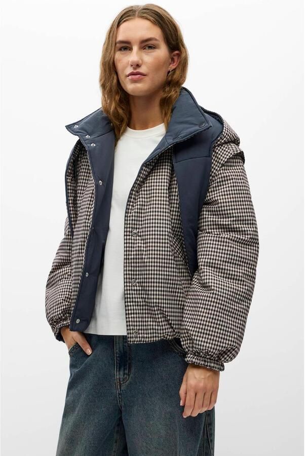 OBJECT Dames Jassen Objtimia Short Reversible Jacket 147 Beige - Foto 7