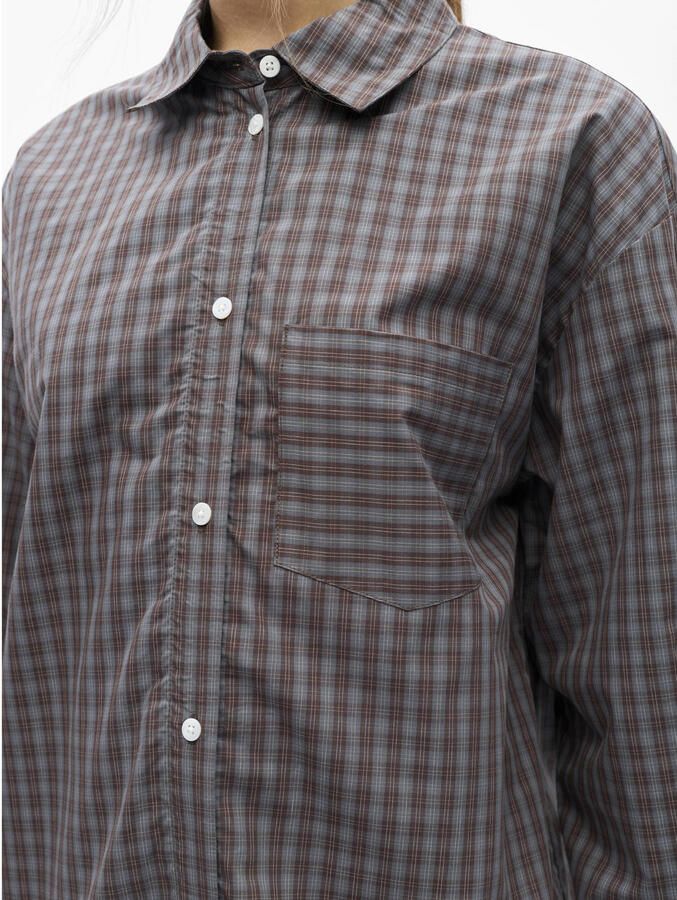 OBJECT gestreepte blouse grijs - Foto 2