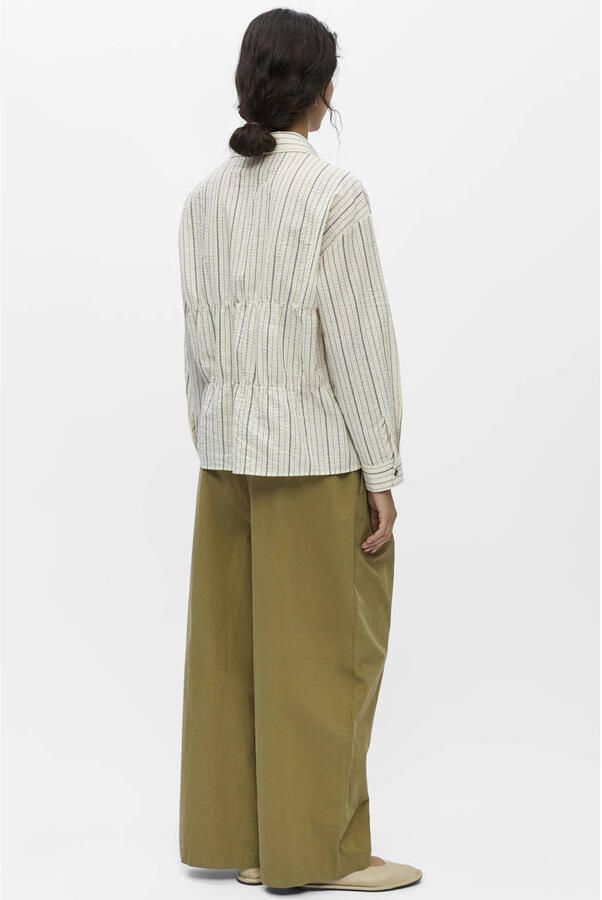 OBJECT gestreepte blouse lichtgroen - Foto 2