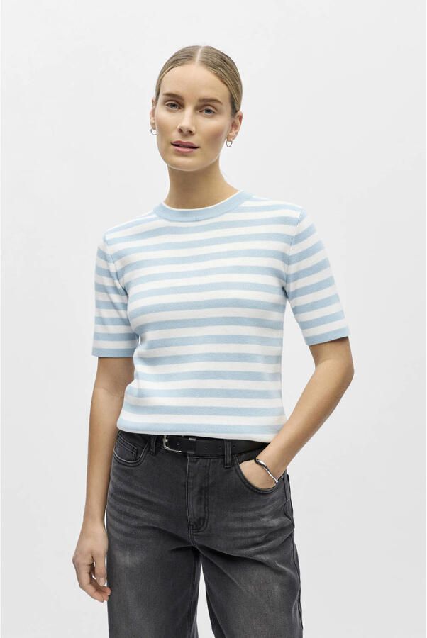 OBJECT Dames Tops & T-shirts Objester S s New Knit Pullover Multi - Foto 5