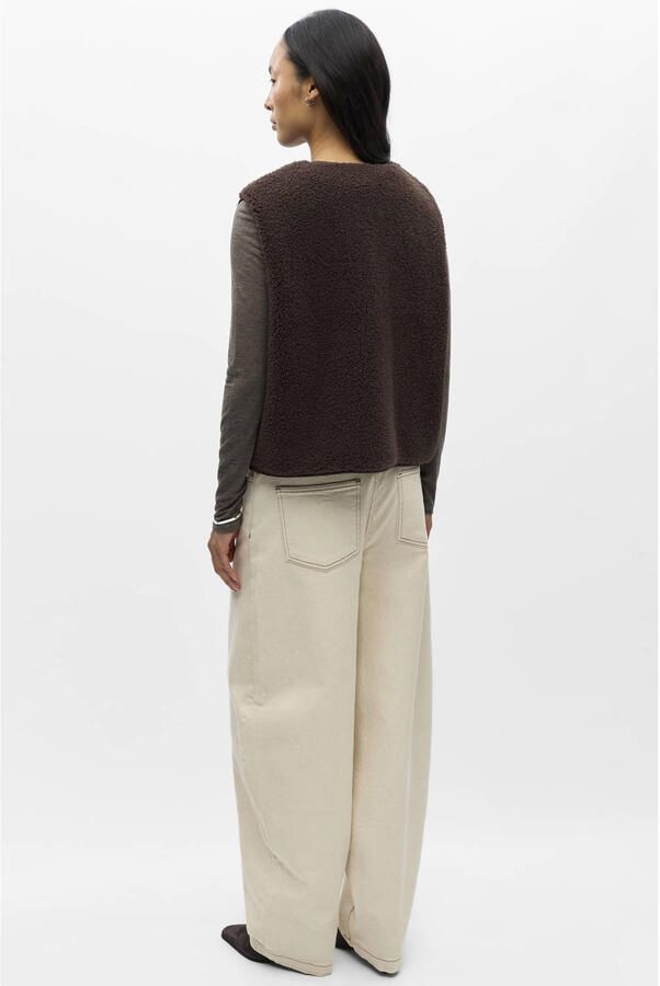 OBJECT Dames Blazers Objella Waistcoat Noos Bruin - Foto 2